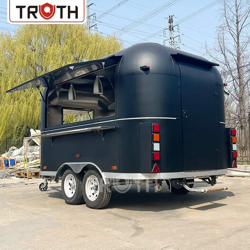 Mobile Bbq Food Truck Fully Equipped Kitchen