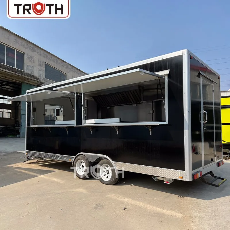 Square Food Trailer