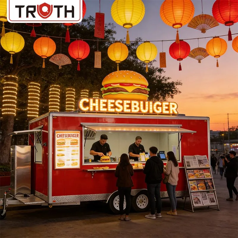Taco Cart Concession รถบรรทุกอาหารมือถือ
