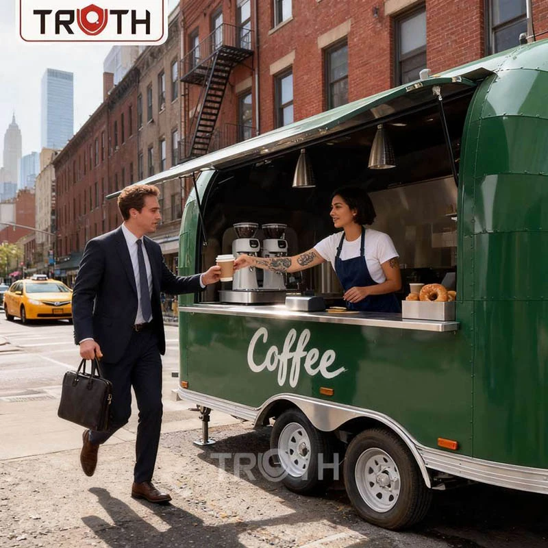 Travel Camping Camper Coffee อาหาร Trailer