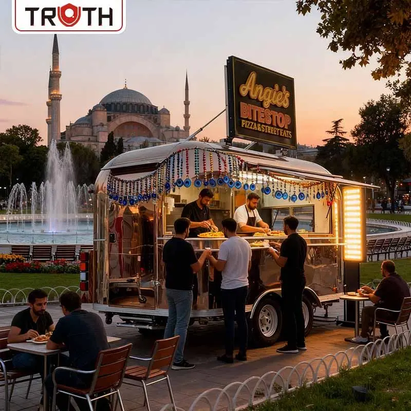 Us Standards Food Truck เตาอบพิซซ่า รถเข็นอาหาร